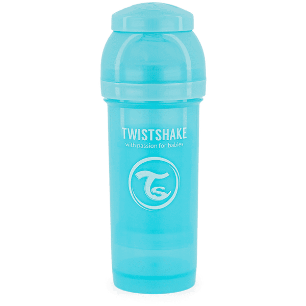 Twist shake Bebedero anticólico 260 ml pastel l azul