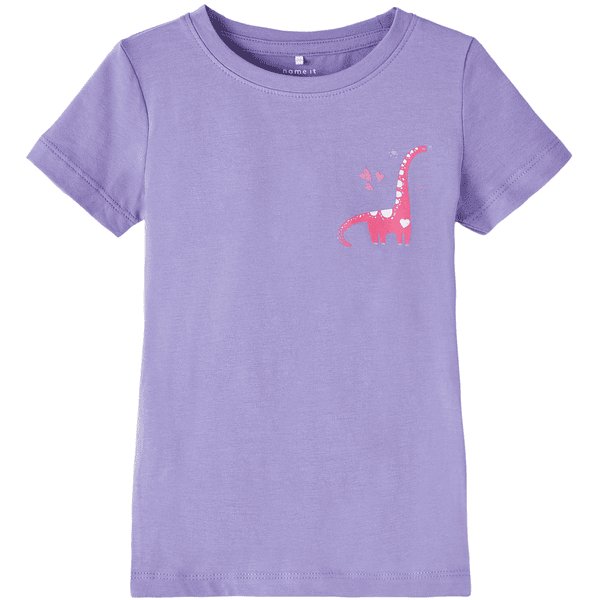 name it T-Shirt Nmfbela Aster Purple