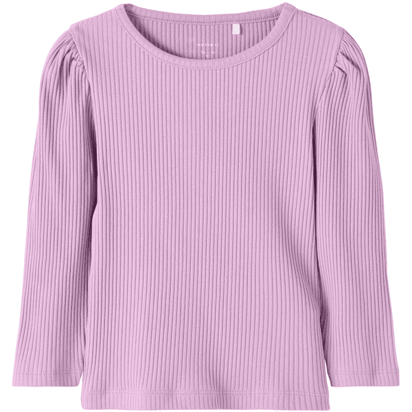 name it Camisa de manga larga Nmflarisa Rosa Lavanda