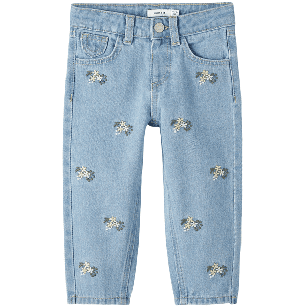 name it Mom Jeans Nmf bella Light Blauw Denim