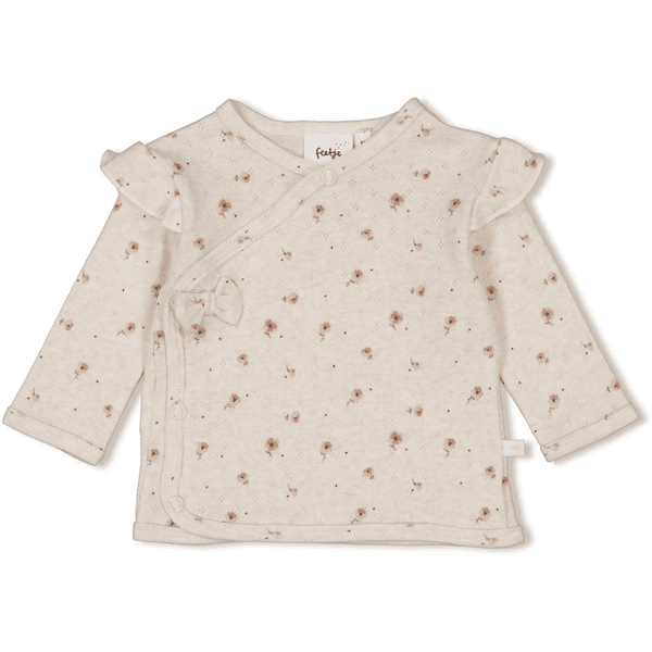 Feetje Wickelshirt Sweet Poppy Natur Melange