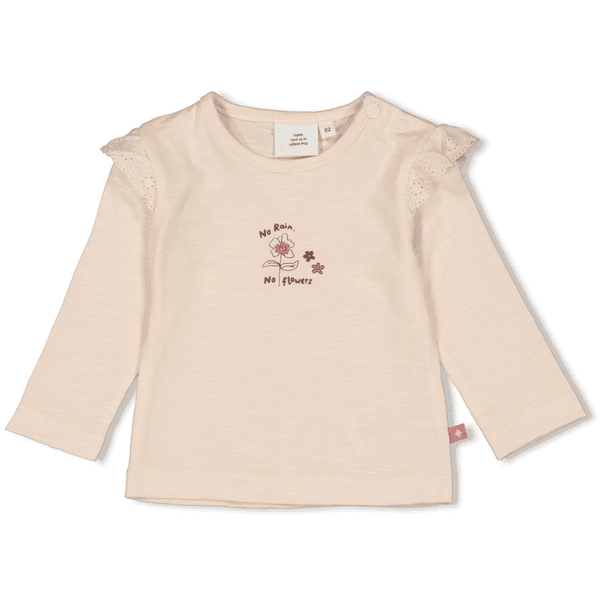 Feetje Langarmshirt Wild Flowers Offwhite