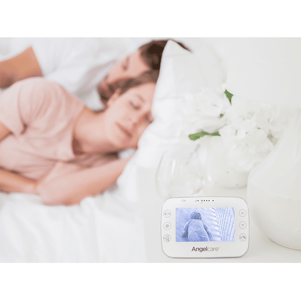 Angel care ® SmartSensor Pro 3: video di monitoraggio del bambino 3 in 1  con audio e movimento con due tappeti sensori wireless 