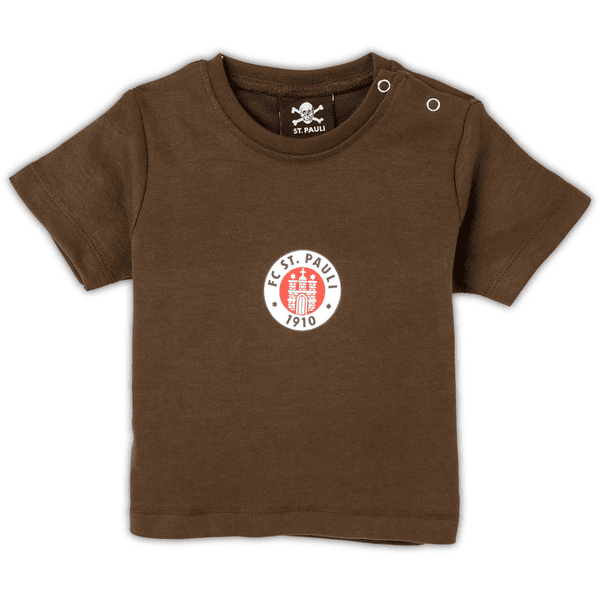 St. Pauli Baby Shirt Logo schwarz