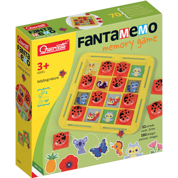 Quercetti FantaMemo Memory con le coccinelle