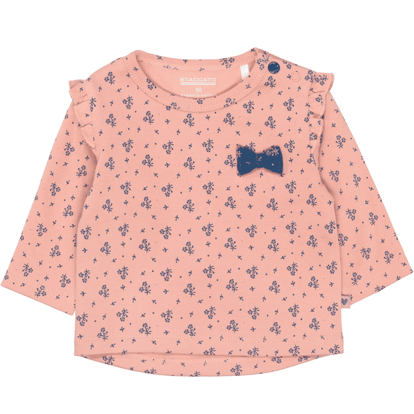 STACCATO Shirt soft rose gemustert