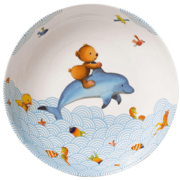 Villeroy & Boch Kindersuppenteller Happy as a Bear ø 19.5 cm bunt