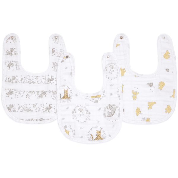 aden +anais™ snapsmekke 3-pack Winnie + venner