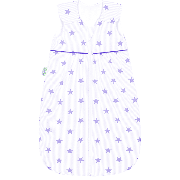 odenwälder Jersey Unipussi Anni 70 - 130 cm, tähdet/pehmeän violetti