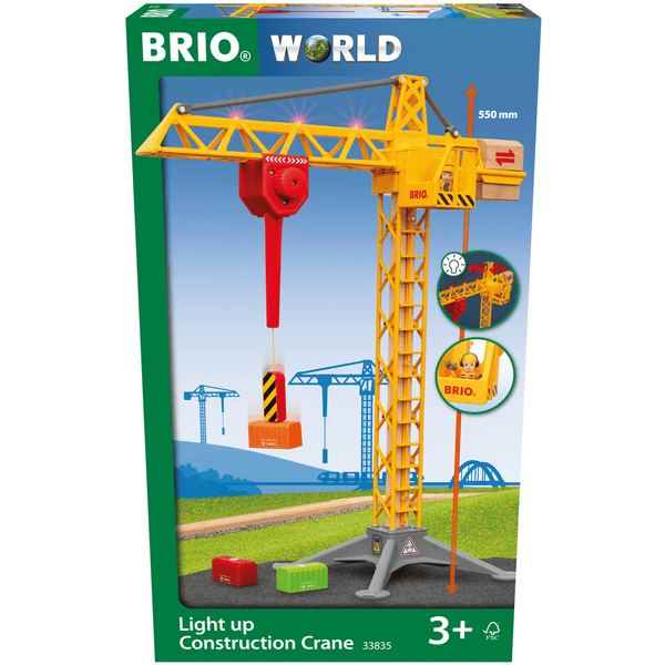 BRIO® Garage parking enfant rues et rails bois 33204