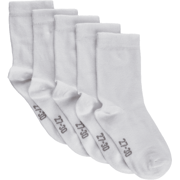 Minymo Socken 5er Pack White