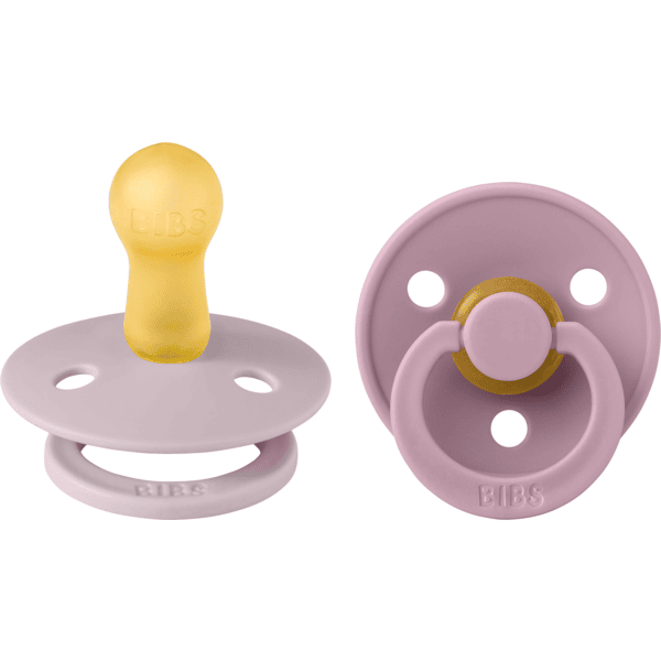 BIBS Sut Colour Dusky Lilac / Heather 6-18 måneder, 2 stk.