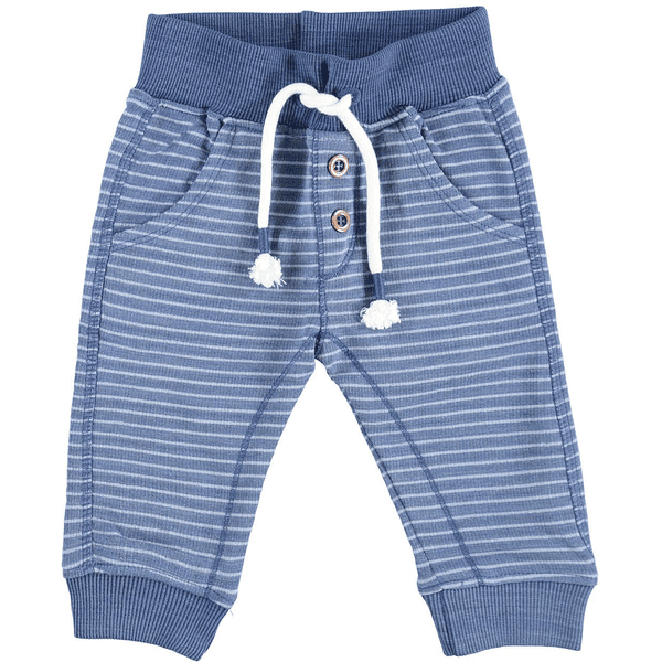 blau STACCATO Jogginghose Streifen