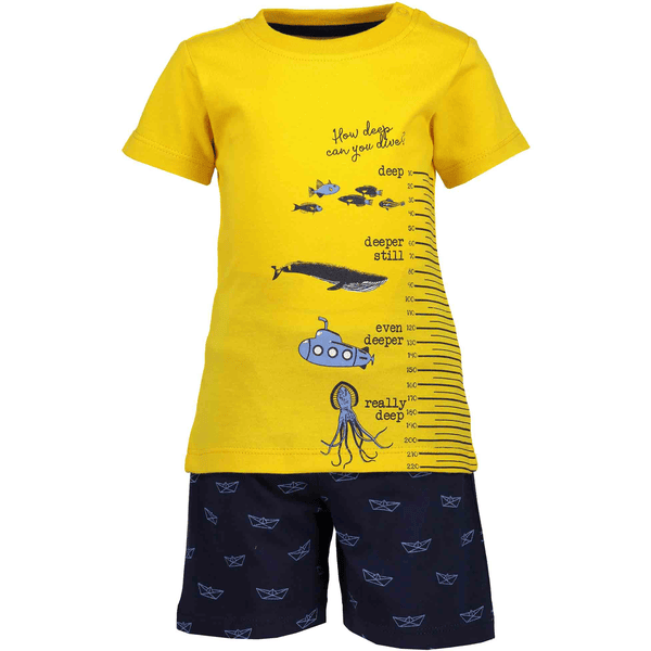 BLUE SEVEN Girls 2er Set T-Shirt + Shorts Dotter