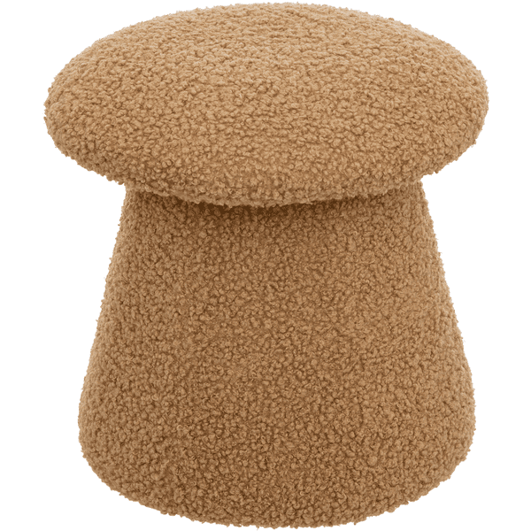 atmosphera Pouf enfant Zopi bouclette bois marron