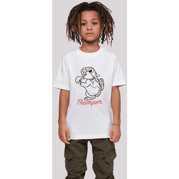 Disney Bambi Line weiß Klopfer T-Shirt Zeichnung F4NT4STIC