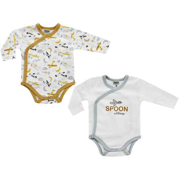 JACKY Muuttuva bodysuit 2-pack valkoinen 