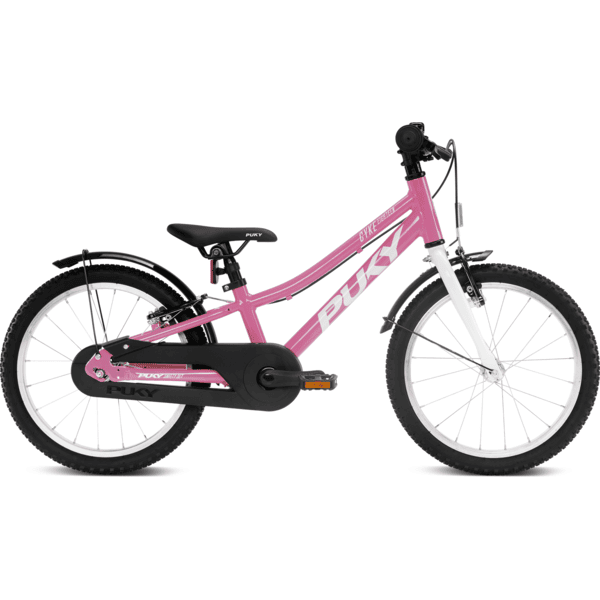 PUKY ® Barncykel CYKE 18" frihjul specialmodell ren rosa / white 