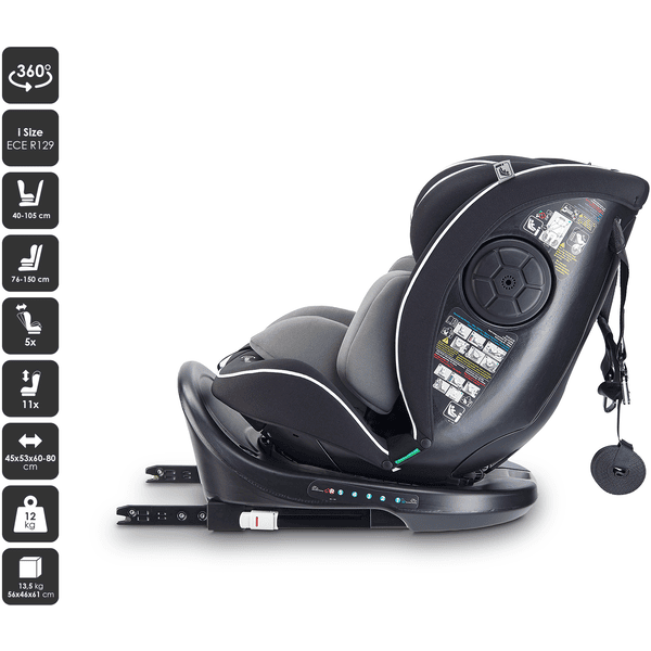 babyGO Kindersitz 2 black Nova