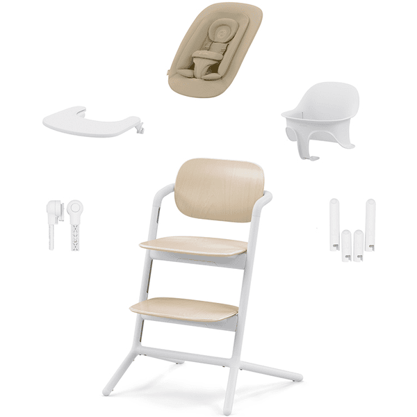 cybex GOLD Chaise haute enfant évolutive Lemo 4en1 Sand White