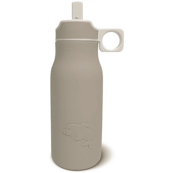 Nuuroo Trinkflasche Lau Silikon 400 ml Cobblestone