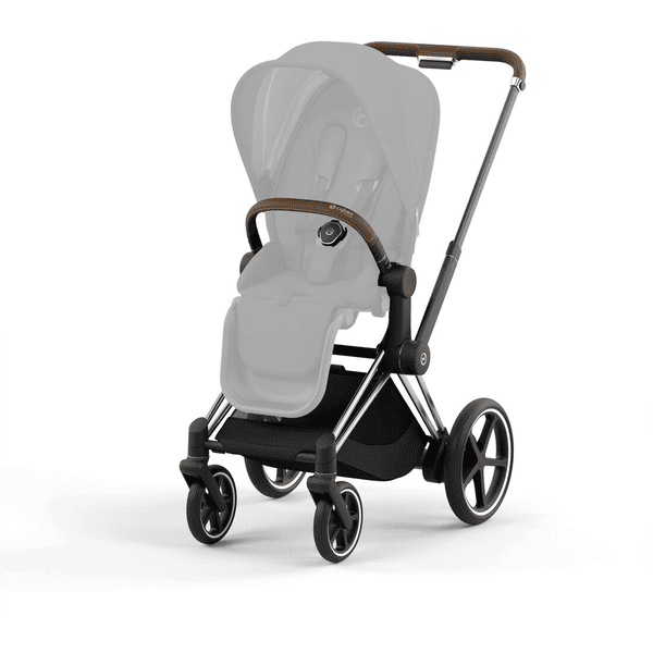 cybex PLATINUM Gestell New e-Priam Chrome Brown inklusive Sitzrahmen