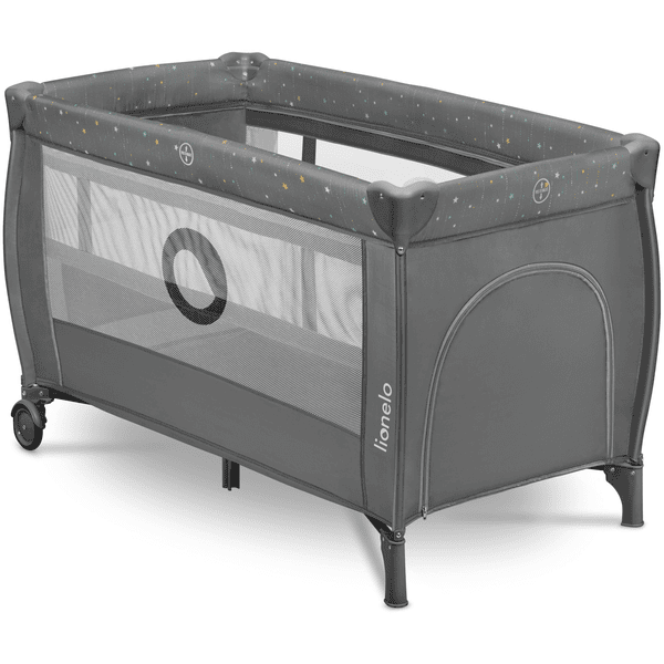 lionelo Reisebett Stefi Plus Grey Multicolor