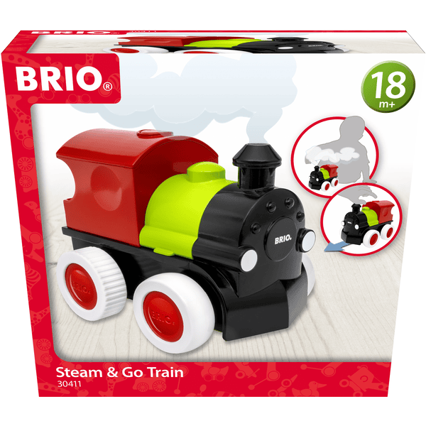 BRIO® WORLD Figurine train à vapeur Push & Go 30411