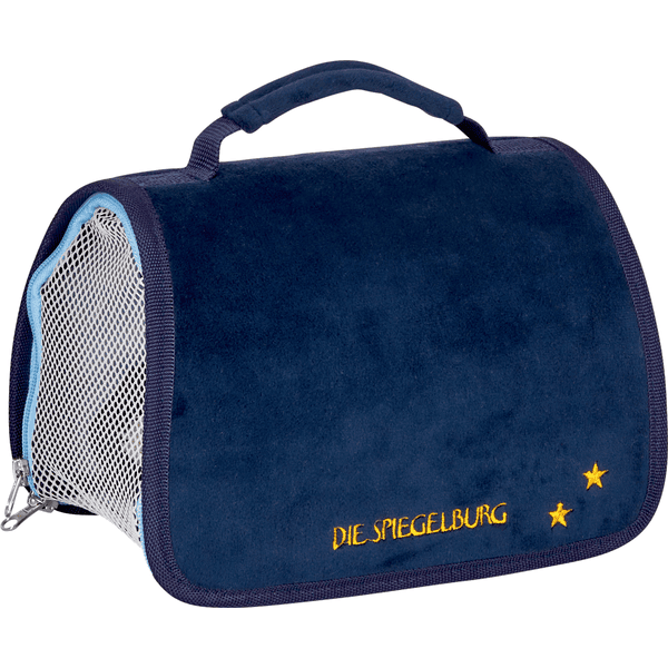 SPIEGELBURG COPPENRATH Cestovní taška na plyšové hračky, modrá - Veselý průvod zvířat