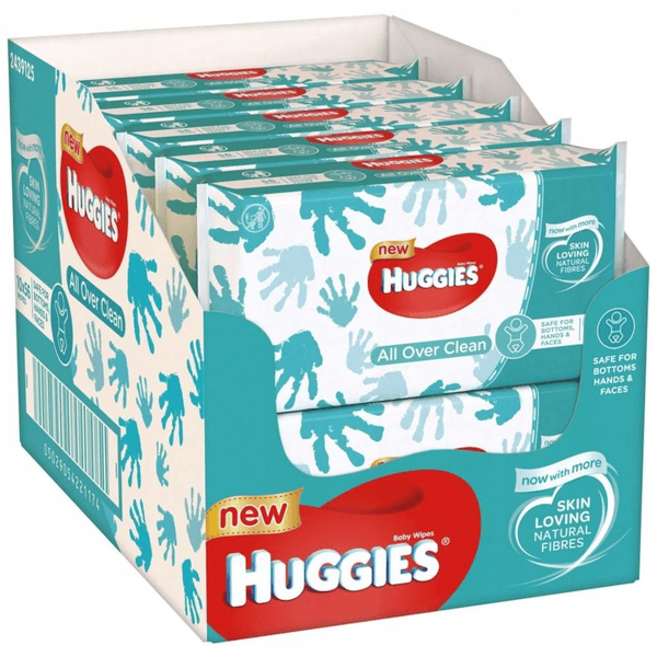 Huggies Baby Feuchttücher All Over Clean 10 x 56 Tücher