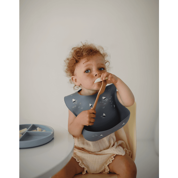 Bavoir bébé en silicone | Transparent