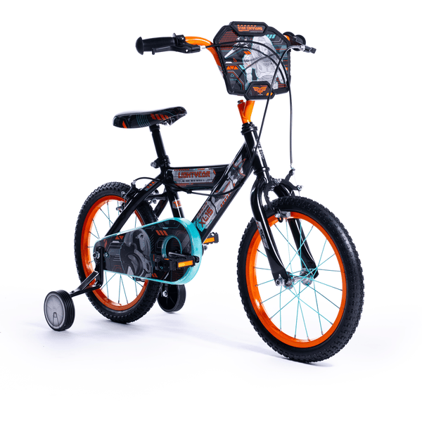 Huffy Bicicleta para niños Moto X 16  Negro con ruedines