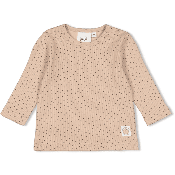 Feetje Cookie Shirt met lange mouwen AOP Cute Sand 