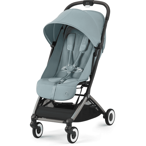 cybex GOLD Orfeo Taupe Stormy Blue barnvagn
