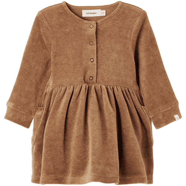 Lil'Atelier Kleid Nbfrebel Woodsmoke