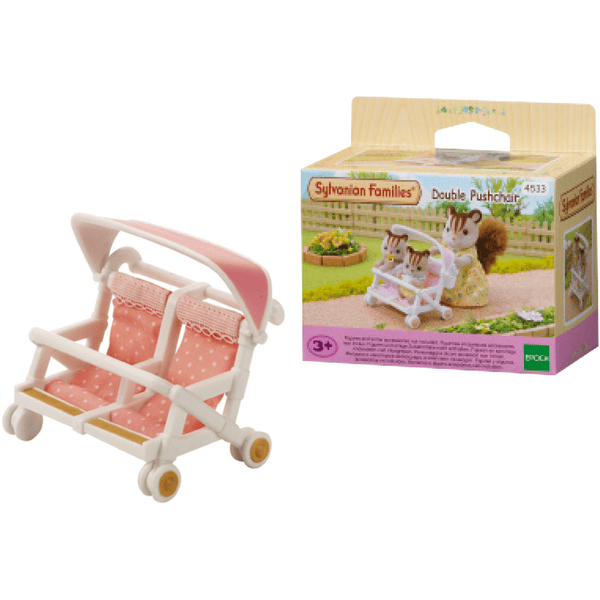 Sylvanian Families® Möbelset Zwillingskinderwagen