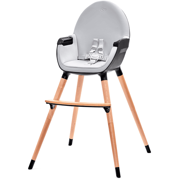 Coussin gris foncé pour chaise haute bébé évolutive Leander- 4339