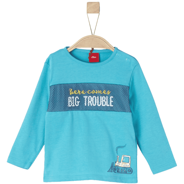 s.Oliver Boys Langarmshirt turquoise