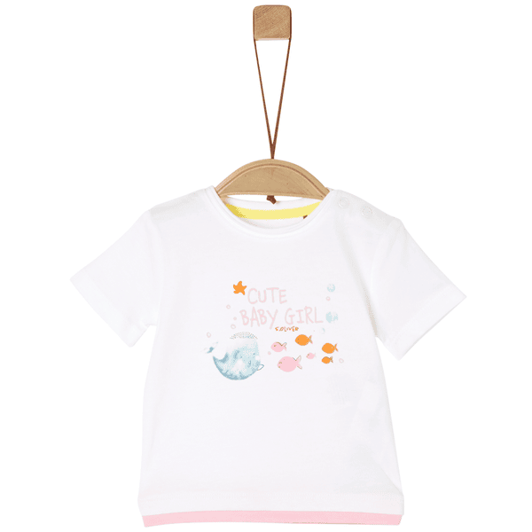 T-Shirt s.Oliver white/pink