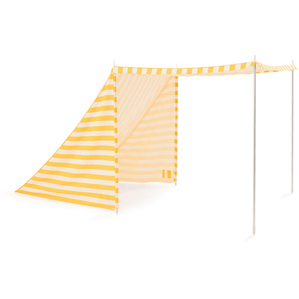 Kids Concept® strandtent geel-wit