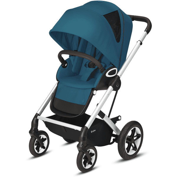 cybex GOLD Kinderwagen Talos S Lux Silver River Blue
