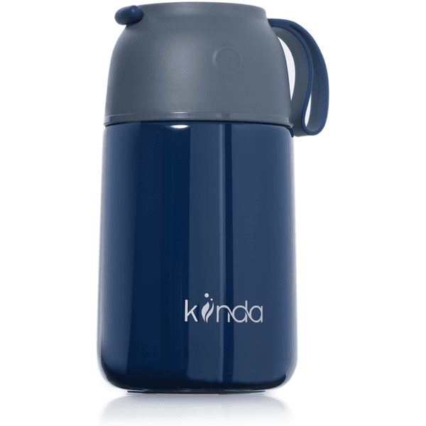 kiinda Thermo-voedingsmiddelencontainer 700ml, in mid night  blauw 