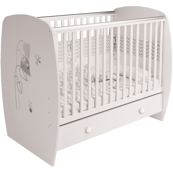 Polini Kids Babybett French 710 Amis weiß