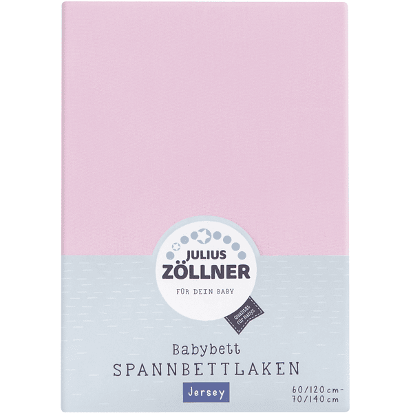 JULIUS ZÖLLNER Spannbetttuch Jersey rosa