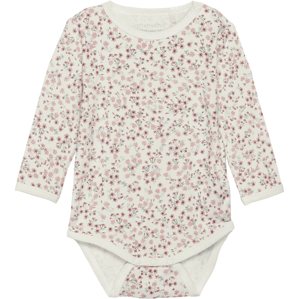 Minymo Langærmet body Rose Tan