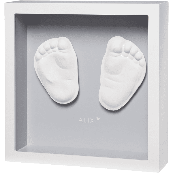 Baby Art Kit per il calco 3 D in gesso My little Steps - Sculpture frame, grey