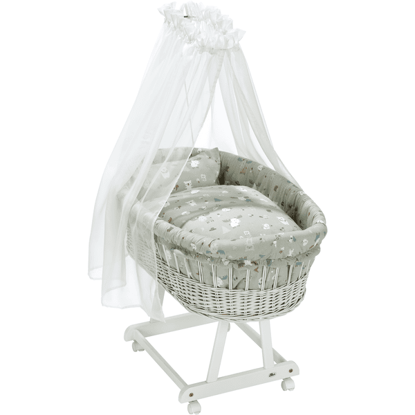Alvi ® complete basket Birth e witte baby Forest 