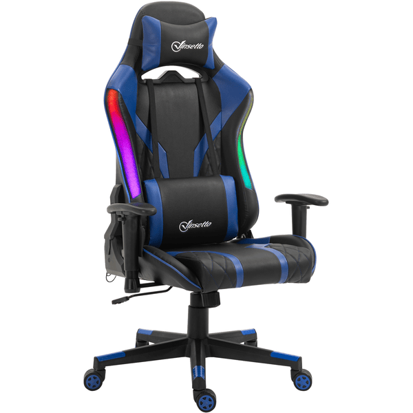 Baroni Home Gaming-Stuhl schwarz/blau ab 104,99 €