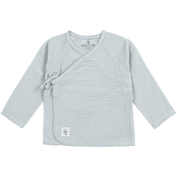 LÄSSIG Musselin Wickelshirt powder blue