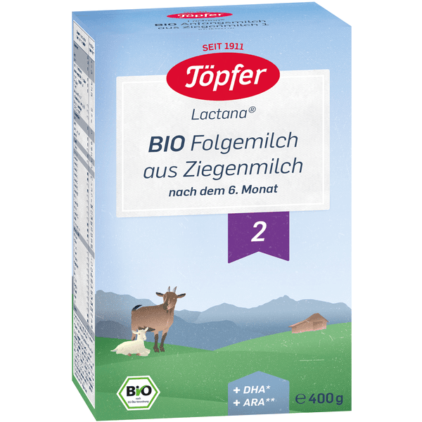 Töpfer Folgemilch 2 Bio aus Ziegenmilch 400g nach dem 6. Monat